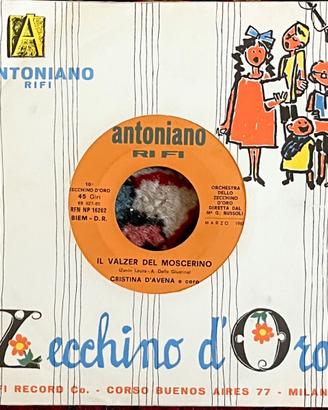 Il valzer del moscerino Cristina D’Avena 45 giri