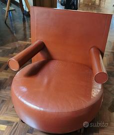 poltrone in pelle B&B anni 80