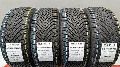 4 GOMME 205 45 16 CONTINENTAL INV RIF3756