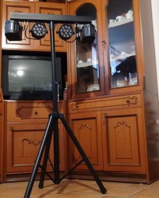 LUCI DJ LED con stativo e telecomando