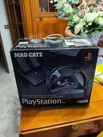 Volante Mad Catz per PlayStation 1 con pedali