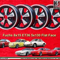 4 pz cerchi Porsche Fuchs 6x15 ET36 5x130