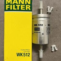 Filtro carburante MANN WK 512, fiat, peugeot, 147