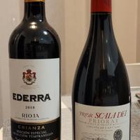 Vini Spagna - due bottiglie di vino rosso