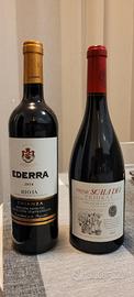 Vini Spagna - due bottiglie di vino rosso