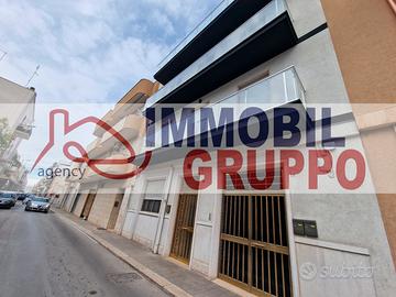 Piano rialzato con veranda zona via barletta
