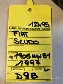MOTORE COMPLETO FIAT Scudo 1° Serie D9B D9B Diese