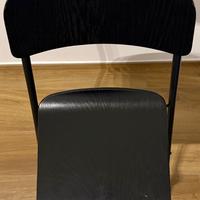 Sgabelli richiudibili neri