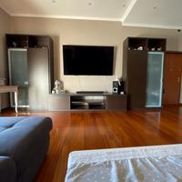 Parete attrezzata in wenghe