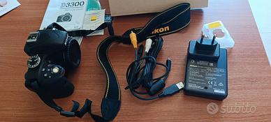 Kit Nikon D3300 + zoom 18-55