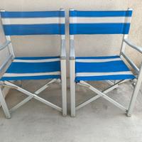 Set "Ombrellone con supporto e 2 sedie pieghevoli"