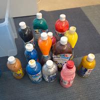 Set tempere e colori a dita