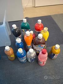 Set tempere e colori a dita