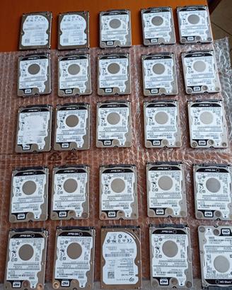 LOTTO N. 25 HARD-DISK 2.5" 500 GB CADAUNO - TESTAT