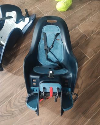 seggiolino bimbo bimba piu attacco universale bici