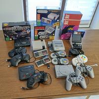 LOTTO DI 6 MINI CONSOLES - NINTENDO SEGA SNK SONY