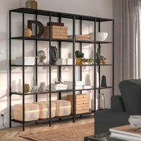 mobile vetrina in metallo e vetro