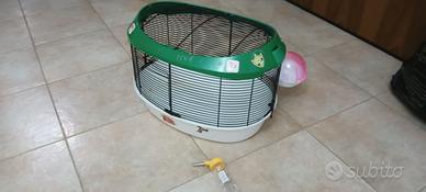 Gabbia per criceto topo modello stadium con lettie