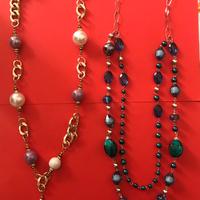 3 Luminose Collane Bohémien+Parure Turchesi