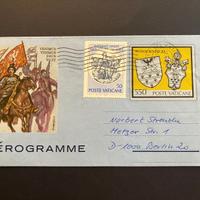 L74R Vaticano - 1984 Aerogramma Lire 400 "Innocenz