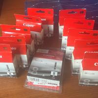 11 cartucce nuove  Canon 0620B001 CLI-8BK