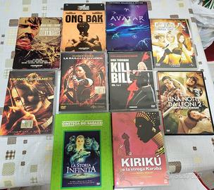 Lotto 10 DVD Avatar - Hunger Games - Kill Bill etc