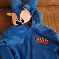 Vestito Sonic da carnevale