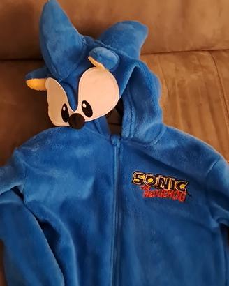 Vestito Sonic da carnevale