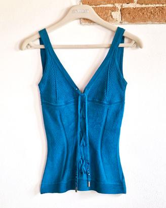 Top La Perla Lingerie tricot di pura seta stretch