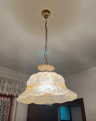 Lampadario per cucina in vetro