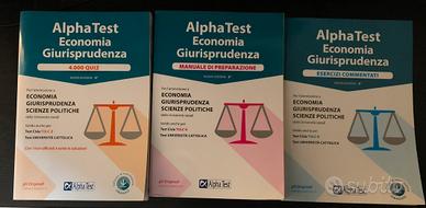 Kit Alpha test economia giurisprudenza