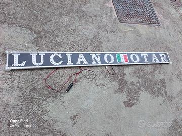 Scritta a led luminosa Camion "LUCIANO 🇮🇹 OTAR"