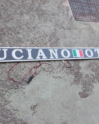 Scritta a led luminosa Camion "LUCIANO 🇮🇹 OTAR"