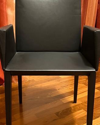 Poltroncina pelle Molteni