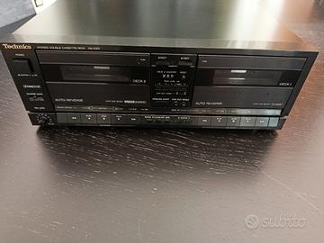 Technics piastra 2 cassette
