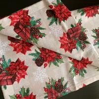 Tovaglia di Natale rifinita a mano