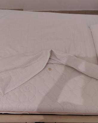 Letto Una Piazza e Mezzo Moderno Beige/Crema