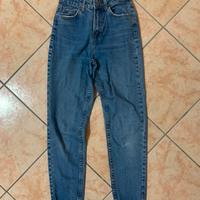 Jeans Bershka Blu da Donna Taglia 32