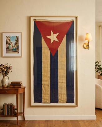 Bandiera Cuba incorniciata.