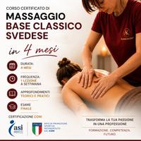 Corso Massaggio Base Svedese - Certificazione CONI