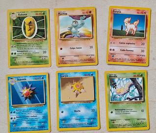 Lotto carte set Base Pokemon
