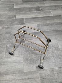 Cavalletto porta bici da terra zincato