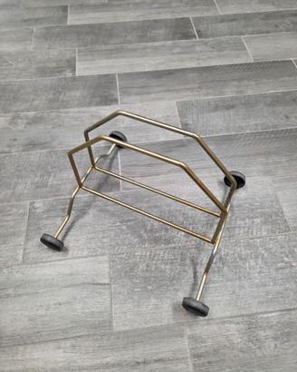 Cavalletto porta bici da terra zincato