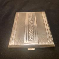 Portasigarette Vintage in Argento 800 lavorato