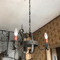 Lampadari in ferro battuto artigianali