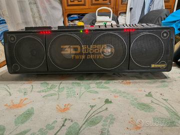 boombox radio cassette Hitachi 3D80