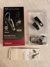Auricolare bluetooth Cellularlin Dock clip set