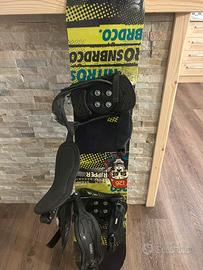 Snowboard casco e scarponi