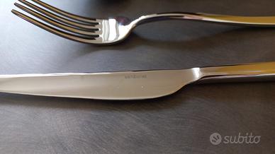 2 set di posate frutta Sambonet Linea Q