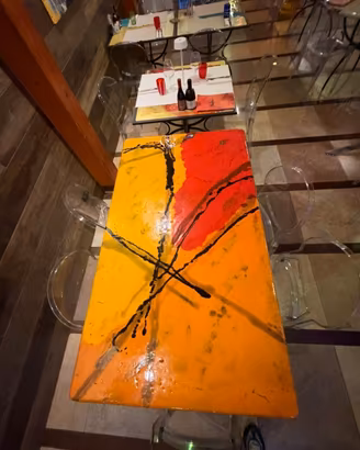 Tacoli domiziani in pietra lavica sala da pranzo t